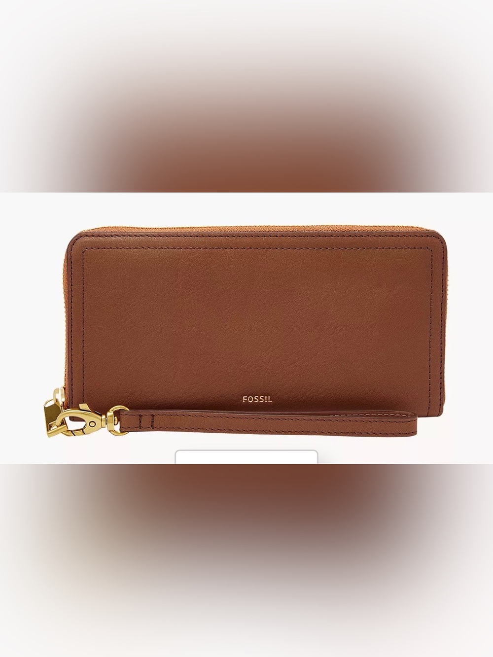 Fossil Tan/Brown Leather Bi-Fold Wallet